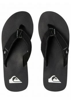 Quiksilver MOLOKAI ABYSS - Tongs - Black/black/white
