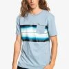 Quiksilver RESIN TINT - T-shirt Imprimé - Faded Denim 2 Quiksilver RESIN TINT - T-shirt Imprimé - Faded Denim -Quiksilver Soldes 4ee7dca96d4f4a408191105d494d7c94
