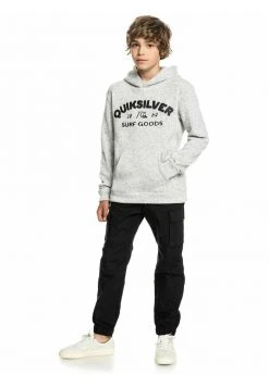 Quiksilver KELLER - Sweat à Capuche - Light Grey Heather