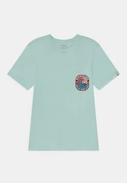 Quiksilver ANOTHER STORY - T-shirt Imprimé - Blue Glass