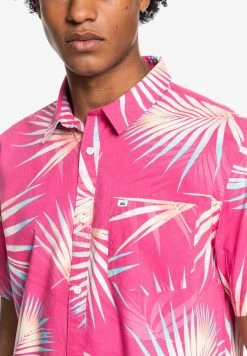 Quiksilver POP TROPIC - Chemise - Peach Pink Pop Tropic -Quiksilver Soldes 5005db8d7ba74cf7bb92864ccb1b8865