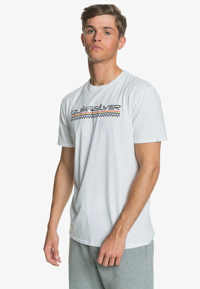 Quiksilver HEADWIND - T-shirt Imprimé - White 3 Quiksilver HEADWIND - T-shirt Imprimé - White