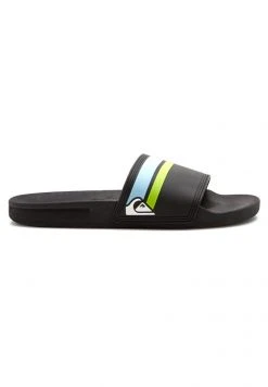 Quiksilver RIVI SLIDE - Sandales De Bain - Black/orange/blue 9 Quiksilver RIVI SLIDE - Sandales De Bain - Black/orange/blue -Quiksilver Soldes 53367670925049278eb582884fe10b28