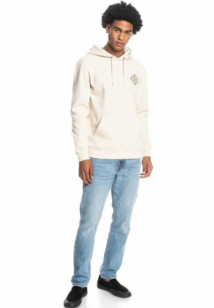 Sweat à capuche - oatmeal Quiksilver Sweat à Capuche - Oatmeal -Quiksilver Soldes 5351b4ad41894b1a9077feac086772f4