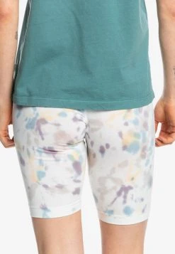 Quiksilver Short - Tie Dye White -Quiksilver Soldes 53b4ac5f7da044628a7ae10467b23b3d