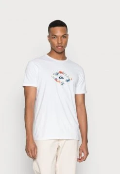 Quiksilver LET IT RIDE - T-shirt Imprimé - White