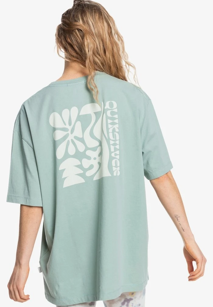 Quiksilver T-shirt Imprimé - Green Milieu 5 Quiksilver T-shirt Imprimé - Green Milieu – Image 3