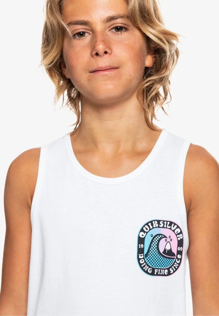 ANOTHER STORY - Débardeur - white Quiksilver ANOTHER STORY - Débardeur - White -Quiksilver Soldes 545b0c2ba720489e868eb7be737b2cc9