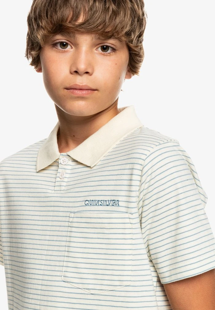 SHORT SLEEVE - Polo - antique white heather polo Quiksilver SHORT SLEEVE - Polo - Antique White Heather Polo -Quiksilver Soldes 54d7c6c467d745ac98e5a5fd86e09e01