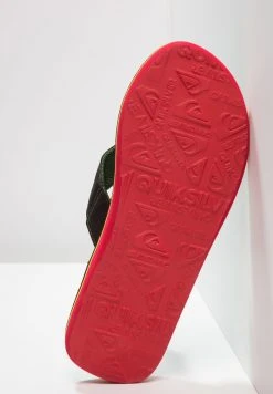 Quiksilver MOLOKAI ABYSS - Tongs - Green/black -Quiksilver Soldes 554120686079415daef51b5a5853a167