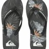Quiksilver MOLOKAI EVERYDAY PARADISE - Tongs - Black/grey/black