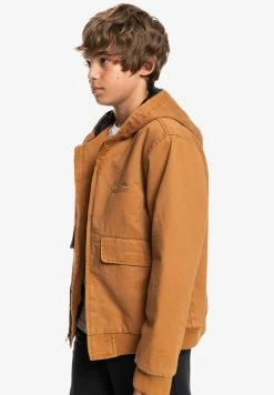 Quiksilver JUST COOL - Veste Mi-saison - Chipmunk -Quiksilver Soldes 55d27d556f434e3f8051b4791f3e71fb