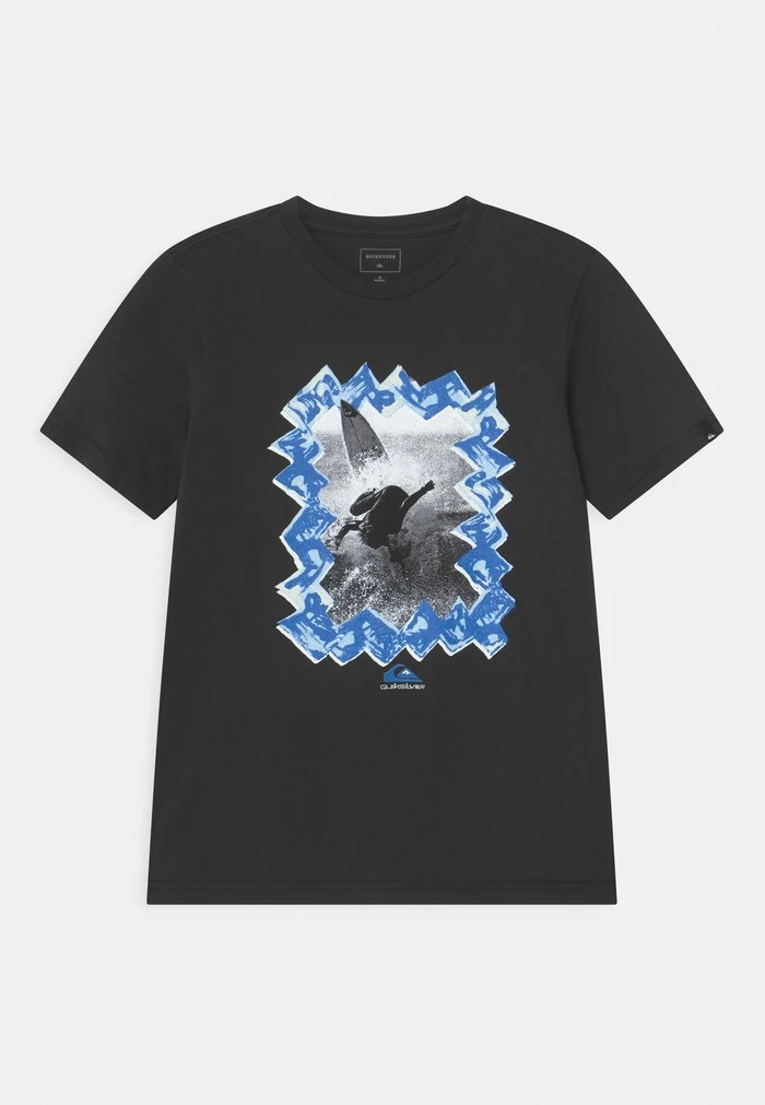 FUTURE ISLANDS - T-shirt imprimé - black Quiksilver FUTURE ISLANDS - T-shirt Imprimé - Black -Quiksilver Soldes 56aef6b575f446d1808919511ea27390