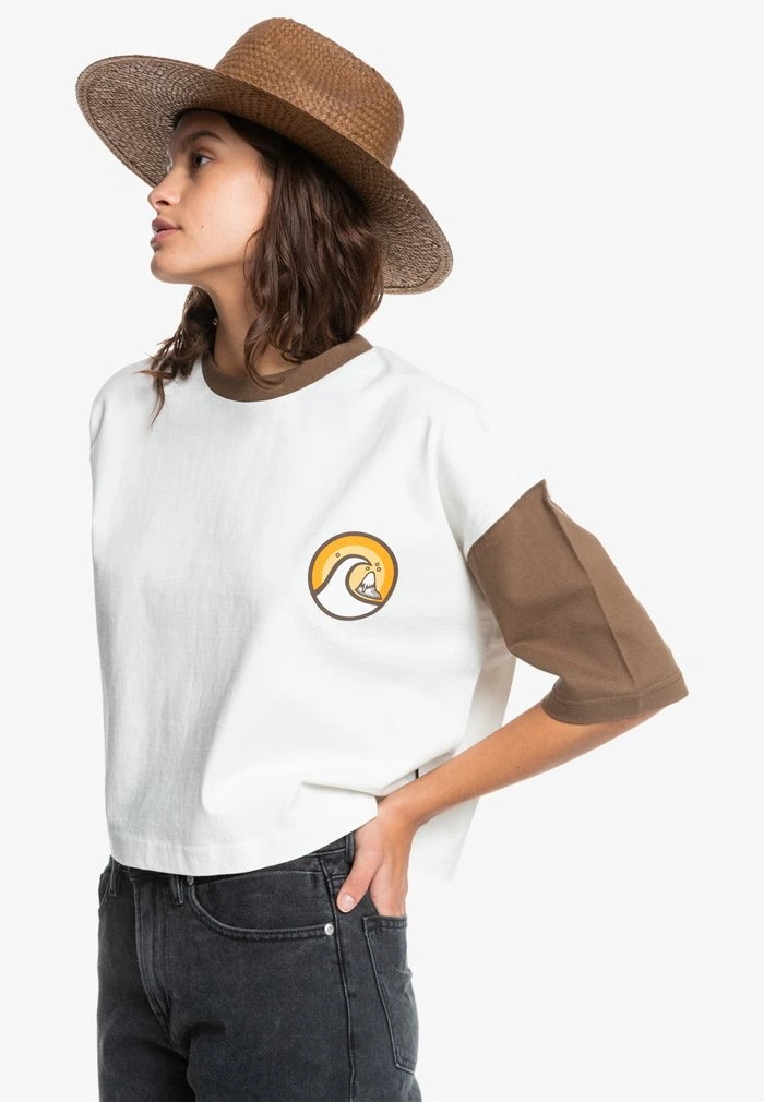 Quiksilver VINTAGE CAMISETA DE MANGA - T-shirt Imprimé - Teak 5 Quiksilver VINTAGE CAMISETA DE MANGA - T-shirt Imprimé - Teak – Image 3