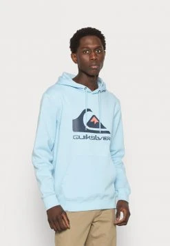 Quiksilver BIG LOGO HOODIE - Sweat à Capuche - Airy Blue