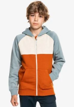 Quiksilver EASY DAY SCREEN - Sweat à Capuche Zippé - Citadel Blue
