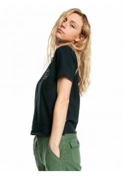 Quiksilver MANCHES COURTES - T-shirt Imprimé - Black -Quiksilver Soldes 5a742a5a0d284a92932c533ad6f8cefa