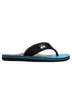 Quiksilver MOLOKAI LAYBACK - Chaussons - Black/blue/blue