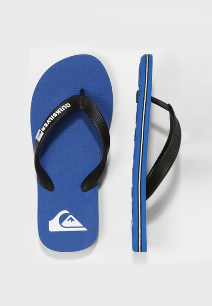 MOLOKAI - Tongs - black/blue Quiksilver MOLOKAI - Tongs - Black/blue -Quiksilver Soldes 5b2cc7a791e74044b7939bea40c5564c