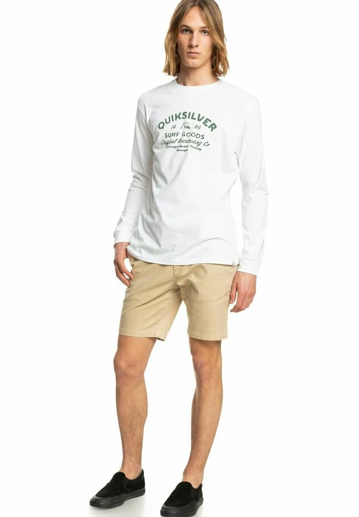 Quiksilver CLOSED TION - T-shirt à Manches Longues - White 4 Quiksilver CLOSED TION - T-shirt à Manches Longues - White – Image 2