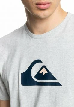 Quiksilver COMP LOGO SS - T-shirt Imprimé - Athletic Heather -Quiksilver Soldes 5e61421d3c644802b9e11f1816d8542e