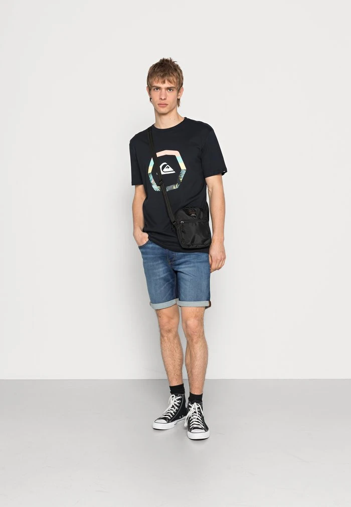 Quiksilver UP RISE - T-shirt Imprimé - Black 4 Quiksilver UP RISE - T-shirt Imprimé - Black – Image 2