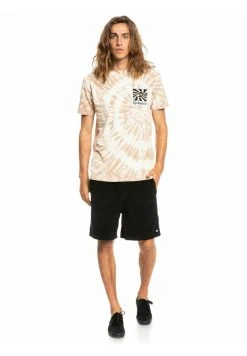 Quiksilver PEACEFUL LIFE - T-shirt Imprimé - Almond Cream -Quiksilver Soldes 618332423e9a48ceb915f2b15ed75722