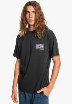 Quiksilver ELECTRIC FEEL - T-shirt Imprimé - Black 5 Quiksilver ELECTRIC FEEL - T-shirt Imprimé - Black -Quiksilver Soldes 61bc8c6edae64ef4817cbb211e032997