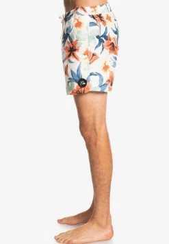 Quiksilver EVERYDAY GARDEN PATH VOLLEY - Short De Bain - Antique White -Quiksilver Soldes 637cf1a429e2495d8bed4deaf0efd78c