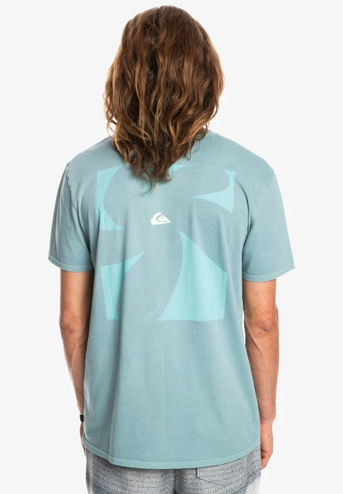 Quiksilver BIG ISLAND - T-shirt Imprimé - Sea Pine 4 Quiksilver BIG ISLAND - T-shirt Imprimé - Sea Pine – Image 2