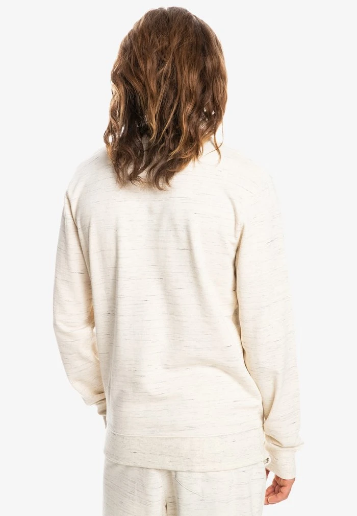 Quiksilver Sweatshirt - Antique White Spacedye 5 Quiksilver Sweatshirt - Antique White Spacedye – Image 3