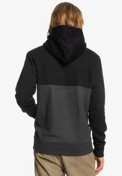 Quiksilver EMBOSS - Sweat à Capuche - Black/dark Grey -Quiksilver Soldes 63e50507c2d4411f87538494dd233a09