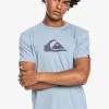 Quiksilver COMP LOGO SS - T-shirt Imprimé - Faded Denim 1 Quiksilver COMP LOGO SS - T-shirt Imprimé - Faded Denim -Quiksilver Soldes 63f6e1497a6f4266afe501c47ad1c812