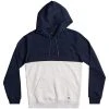 Quiksilver EMBOSS - Sweat à Capuche - Dark Blue/light Grey -Quiksilver Soldes 6412b2bee6a447b8aa337b121f715c3a