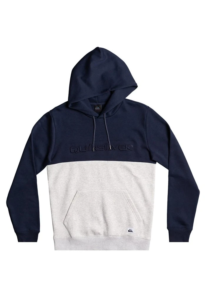 Quiksilver EMBOSS - Sweat à Capuche - Dark Blue/light Grey 3 Quiksilver EMBOSS - Sweat à Capuche - Dark Blue/light Grey