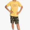 Quiksilver FEEDING LINE - T-shirt Imprimé - Rattan 2 Quiksilver FEEDING LINE - T-shirt Imprimé - Rattan -Quiksilver Soldes 64c297ad9ff840db878722ba93cf81bf