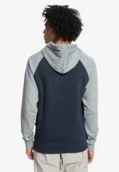 Quiksilver ESSENTIALS - Sweat à Capuche - Dark Blue/grey -Quiksilver Soldes 64d4c5a7ac8040ac9b7dd26cdca47a41