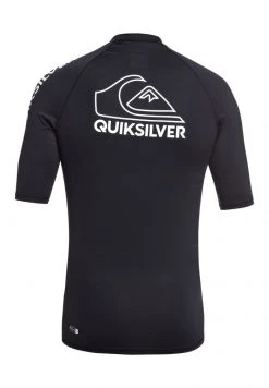 QUIKSILVER™ ON TOUR - KURZÄRMLIGER RASHGUARD MIT UPF 50 FÜR MÄNN - T-shirt De Surf - Black -Quiksilver Soldes 64e217168c514af38ac3ad8c85d90372