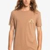 Quiksilver RAINBOW VALLEY - T-shirt Imprimé - Chipmunk -Quiksilver Soldes 65d5574726f3453fa7a02806c9589d05
