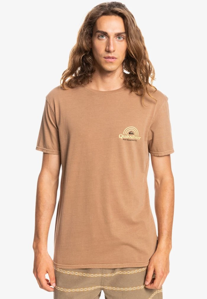 Quiksilver RAINBOW VALLEY - T-shirt Imprimé - Chipmunk 3 Quiksilver RAINBOW VALLEY - T-shirt Imprimé - Chipmunk