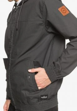 Quiksilver BROOKS - Veste Légère - Light Grey -Quiksilver Soldes 660bac4abf974f2c80cc42245bae742f