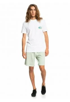 Quiksilver TEMPER - T-shirt Imprimé - White -Quiksilver Soldes 6653a09953834224ba8a361102aeb6e6
