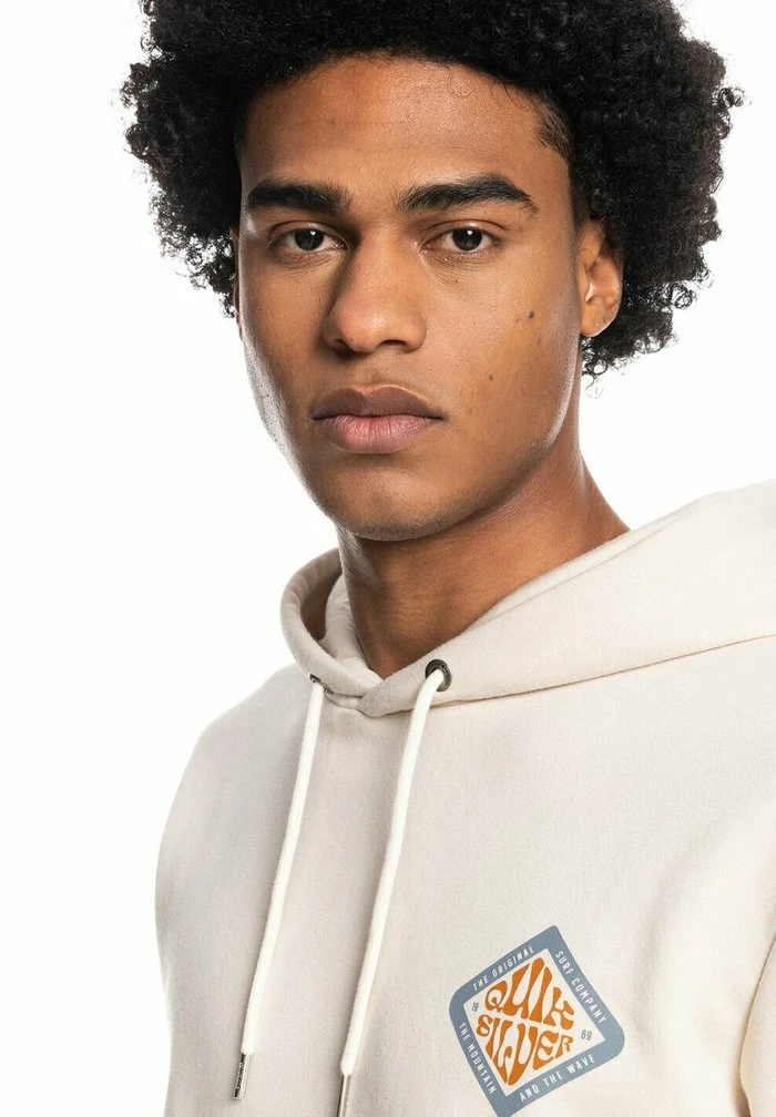 Sweat à capuche - oatmeal Quiksilver Sweat à Capuche - Oatmeal -Quiksilver Soldes 679153ccee784f85859f5cdb2c76b2d5