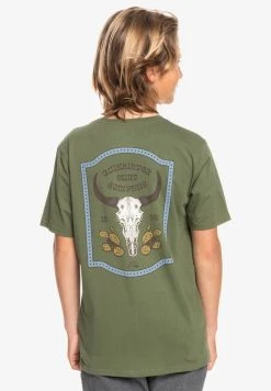 Quiksilver WILD CARD - T-shirt Imprimé - Four Leaf Clover 4 Quiksilver WILD CARD - T-shirt Imprimé - Four Leaf Clover -Quiksilver Soldes 68368dd383fd442fa3e36350e2404e69