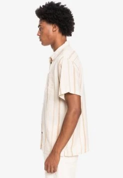 Quiksilver Chemise - Antique White Bstripe -Quiksilver Soldes 68ed6d3ebf8c4d1faf529d5afe6a8229