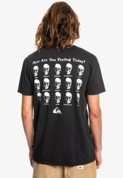 Quiksilver HOW ARE YOU FEELING - T-shirt Imprimé - Black 4 Quiksilver HOW ARE YOU FEELING - T-shirt Imprimé - Black -Quiksilver Soldes 69002ca5fa1146ed98a43eae5b347b9c