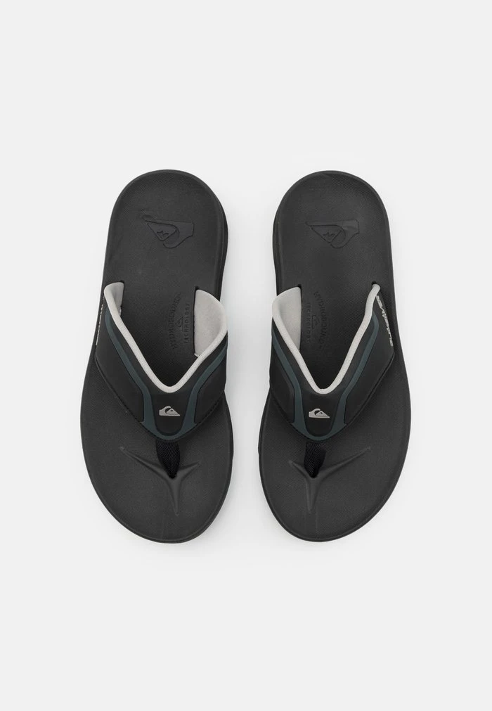 MATHODIC RECOVERY - Tongs - black/grey/brown Quiksilver MATHODIC RECOVERY - Tongs - Black/grey/brown -Quiksilver Soldes 692ee5c95f0b43cabea3a07011c193a7