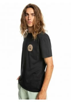 Quiksilver BE STILL MANCHES COURTES - T-shirt Imprimé - Black -Quiksilver Soldes 6a6561196b9d45c2a3833524a52c8e0b