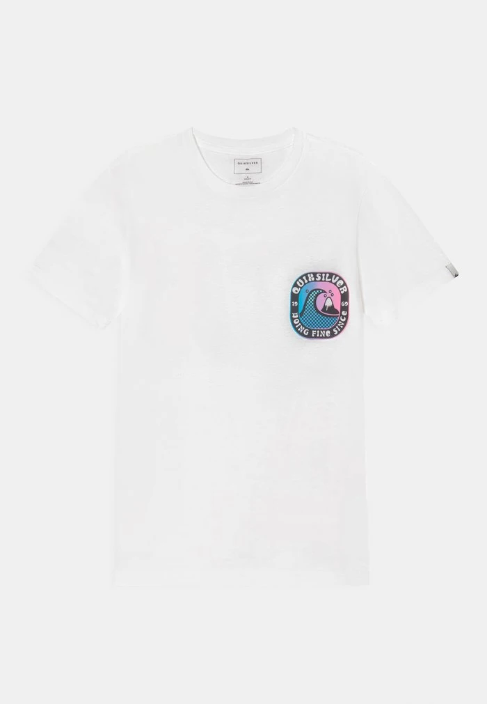 Quiksilver ANOTHER STORY - T-shirt Imprimé - White 3 Quiksilver ANOTHER STORY - T-shirt Imprimé - White