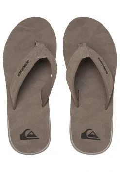 Quiksilver CARVER - Tongs - Grey/grey/black